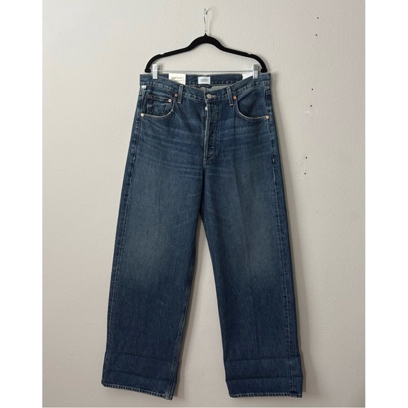 NWT Citizens of Humanity Ayla Baggy Crop Jeans in Brielle Wash - Picture 5 of 11